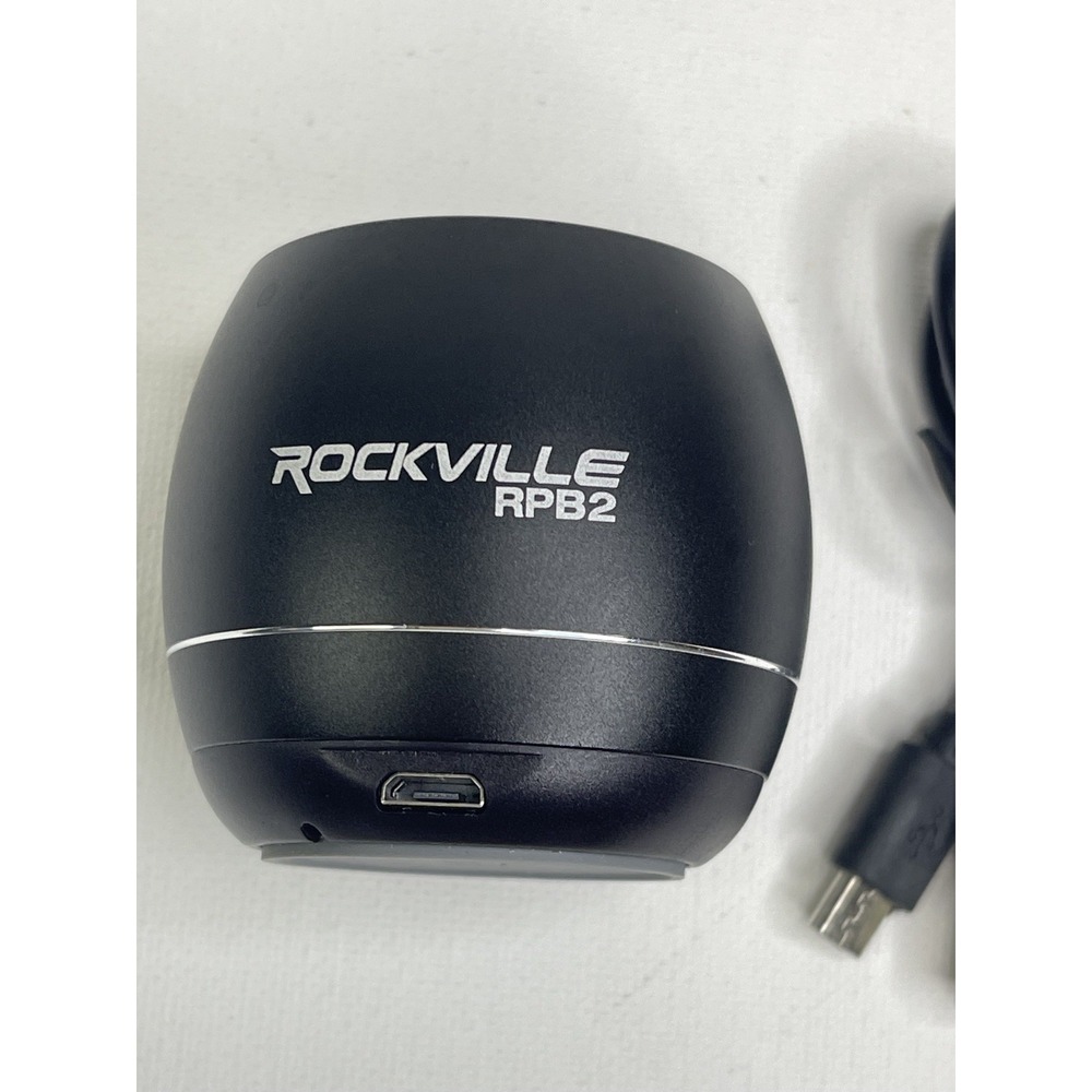 Rockville RPB2-BLACK Handheld Wireless Portable Bluetooth Speaker Great Sound